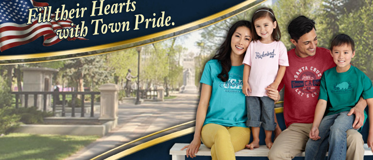 image of family on bench